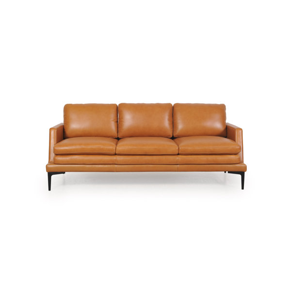 Moroni Rica Leather Sofa & Reviews Perigold